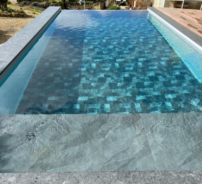 construction piscine à débordement 8x4 toulouse haute garonne