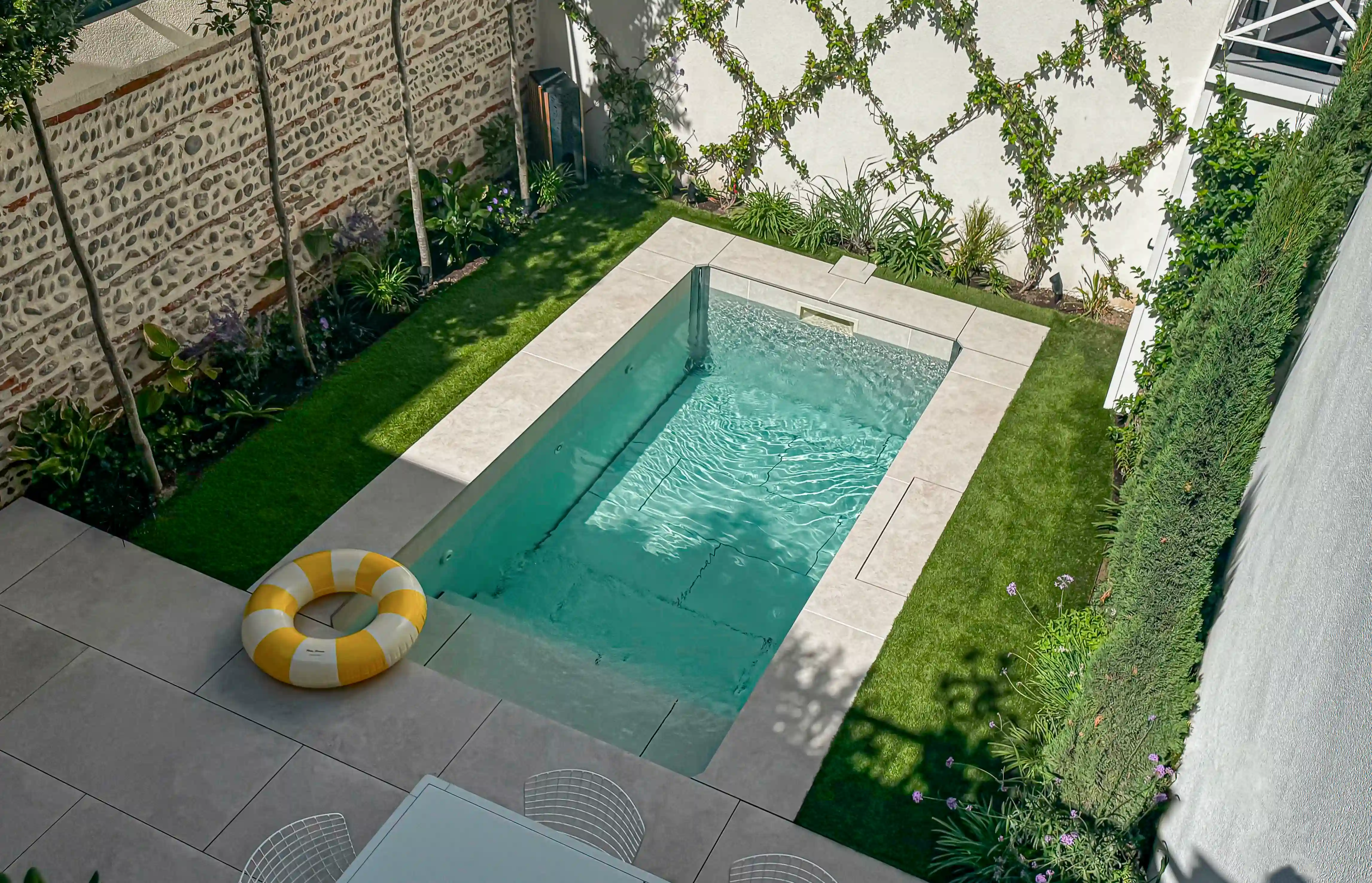 construction mini piscine toulouse avant apres