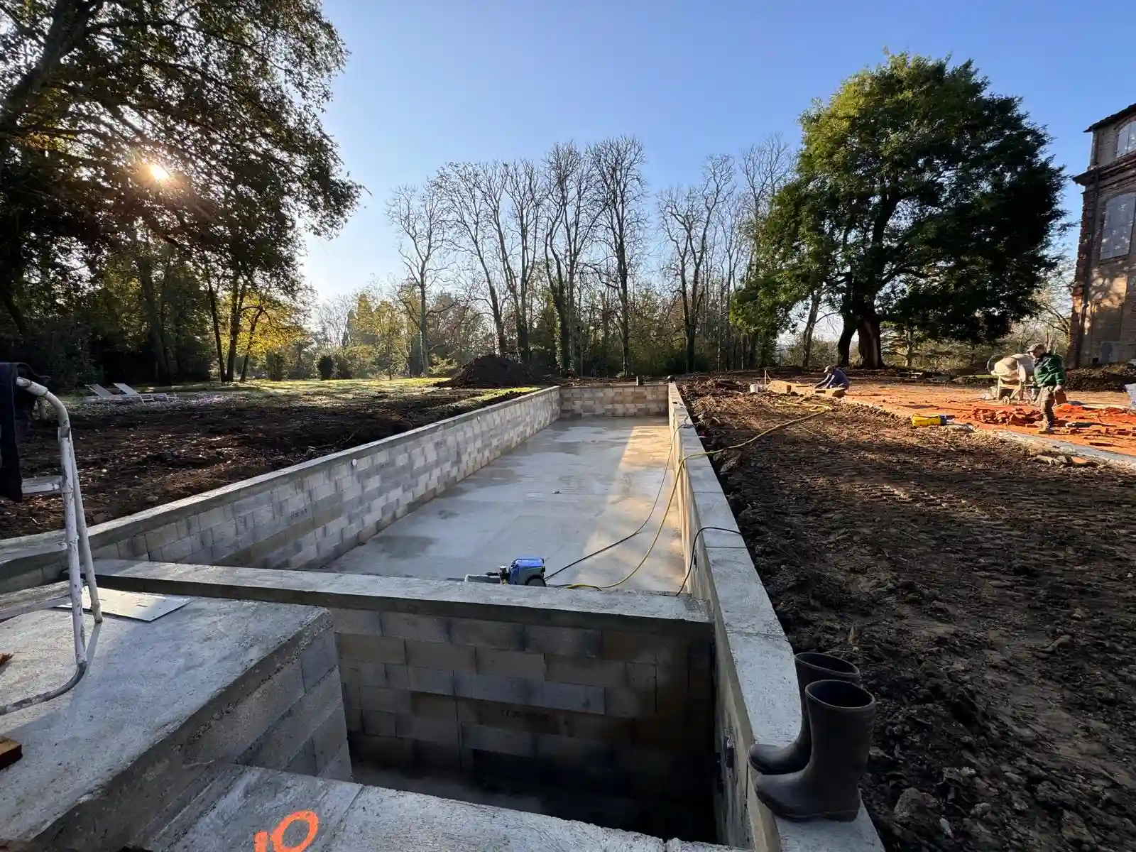 construction piscine couloir de nage toulouse 31