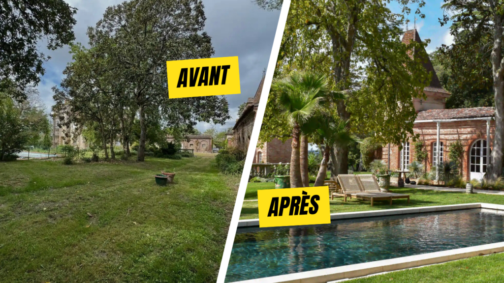 construction piscine couloir de nage toulouse avant apres